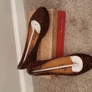 New With Box: Cute American Rag leopard flats